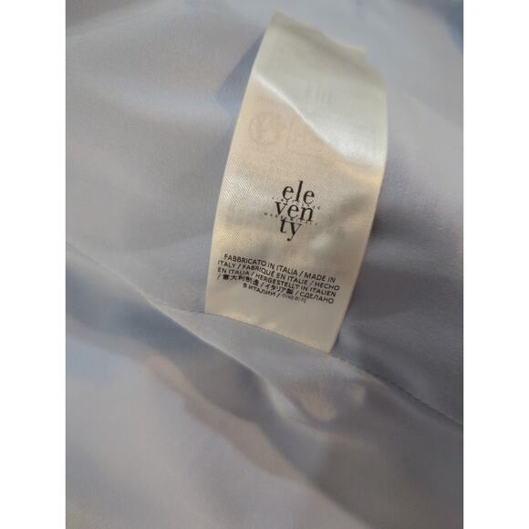 Eleventy Baby Blue Virginia Wool Blend Double Breasted Blazer - Picture 11 of 12